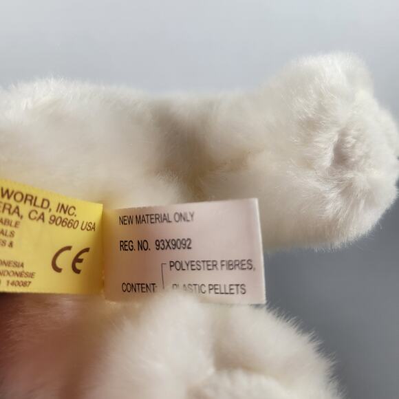 Aurora Miyoni White Tiger Cub Plush 9" Stuffed Animal Toy  Stripes, Soft Fur - Picture 10 of 11